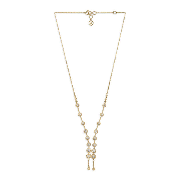 Tanishq Diamond Cascade Y-Necklace for Women 