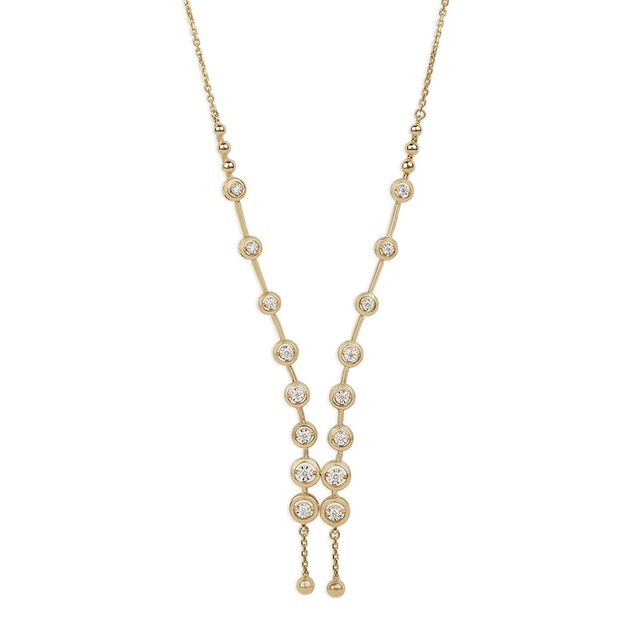 Tanishq Diamond Cascade Y-Necklace for Women 3