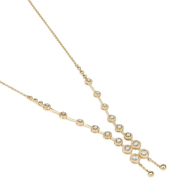 Tanishq Diamond Cascade Y-Necklace for Women 4