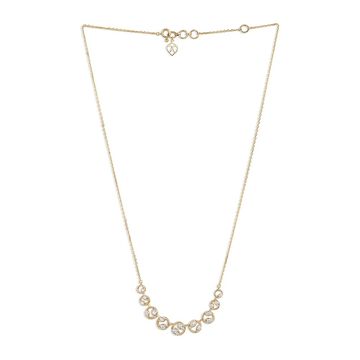 Tanishq 18KT Interwoven Petal Diamond Necklace for Women