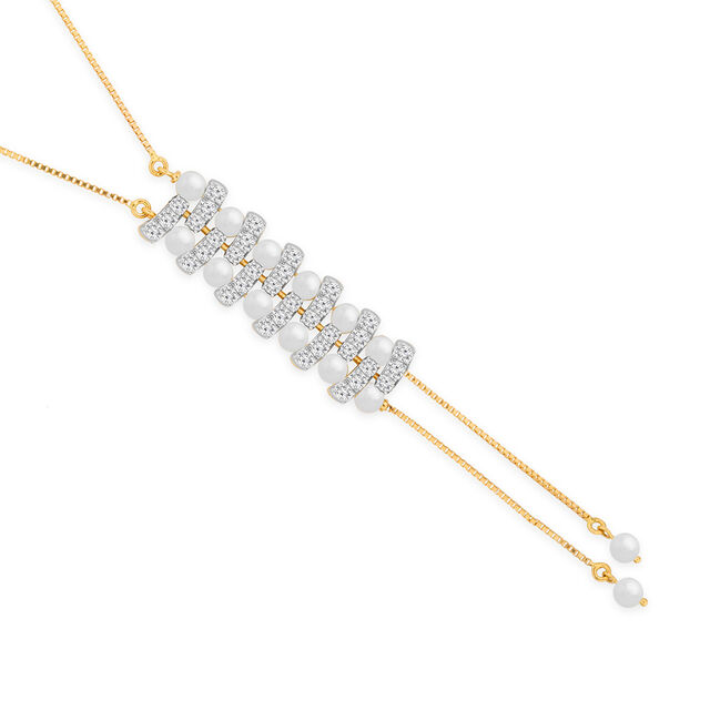 Tanishq 18KT Diamond Necklace Set for Women 2