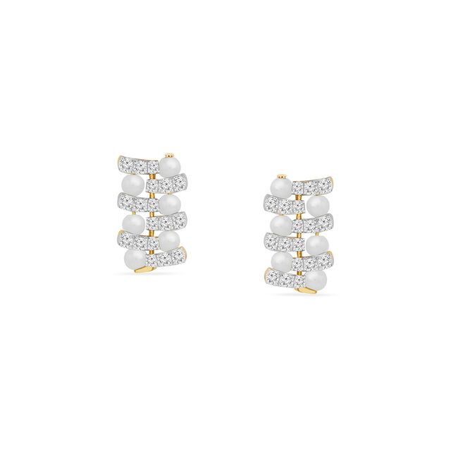 Tanishq 18KT Diamond Necklace Set for Women 3