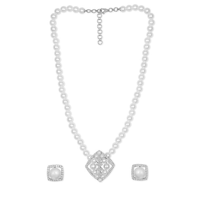 Tanishq 18KT  Gold Neckwear and Earring for Women 2