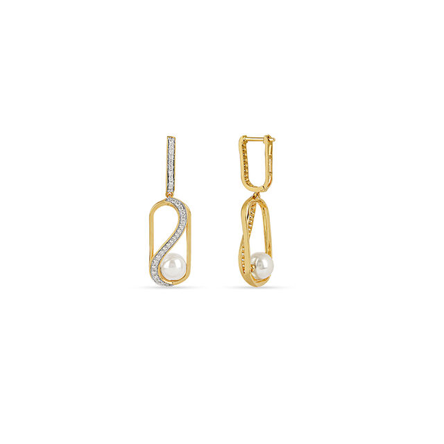 Tanishq 18KT Diamond Earrings for Women 2
