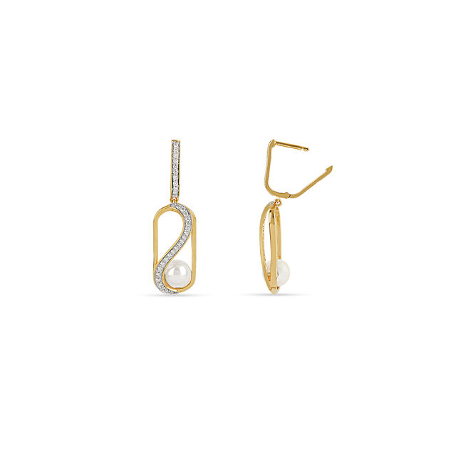 Tanishq 18KT Diamond Earrings for Women 4