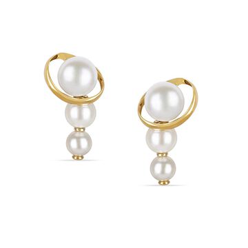 Tanishq 18KT Pearl Drop Earring for Women