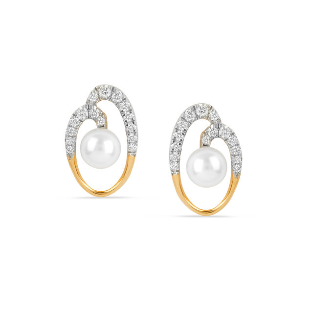 Tanishq 18KT Diamond Earrings for Women 
