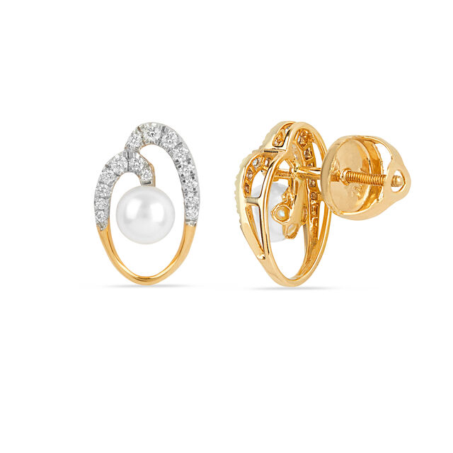 Tanishq 18KT Diamond Earrings for Women 4