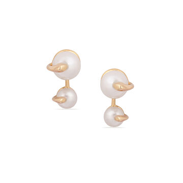 Tanishq 18KT Pearl Stud Earring for Women