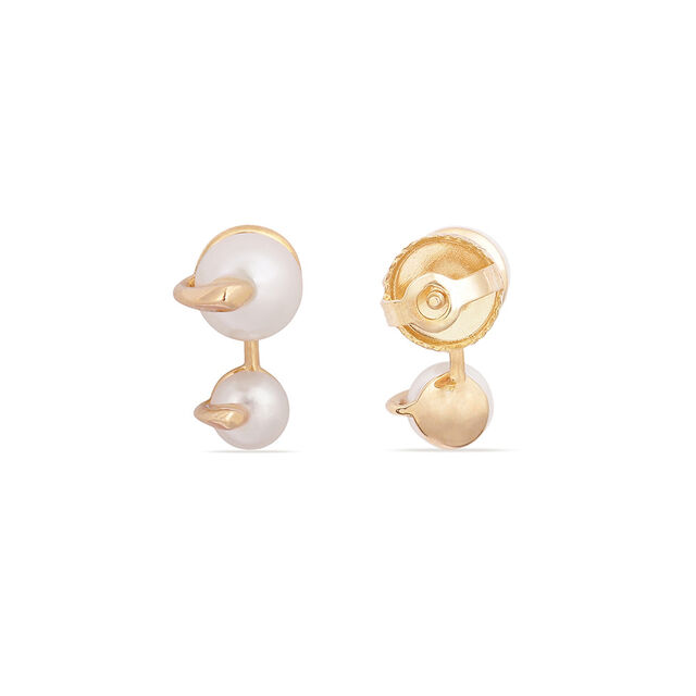 Tanishq 18KT Pearl Stud Earring for Women 3