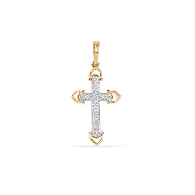 Tanishq 18KT Diamond Pendant for Women 