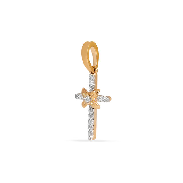 Tanishq 18KT Diamond Pendant for Women 2