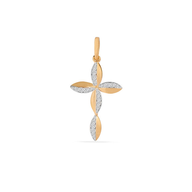 Tanishq 18KT Diamond Pendant for Men 