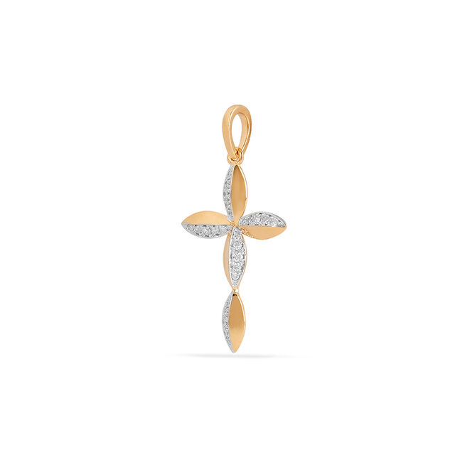 Tanishq 18KT Diamond Pendant for Men 2