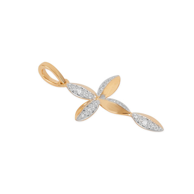 Tanishq 18KT Diamond Pendant for Men 3