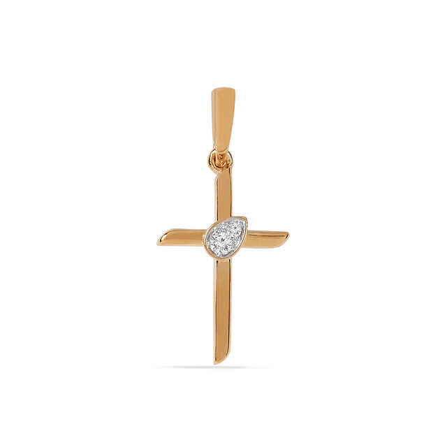Tanishq 18KT Diamond Pendant for Women 
