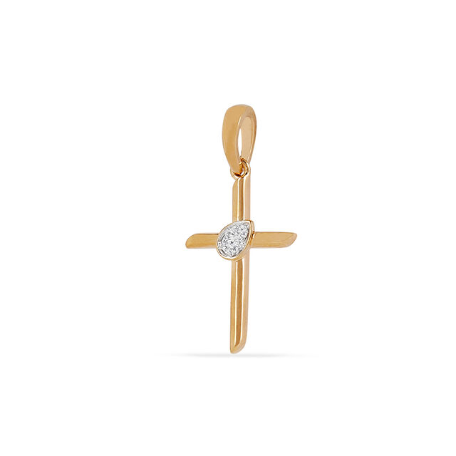 Tanishq 18KT Diamond Pendant for Women 2