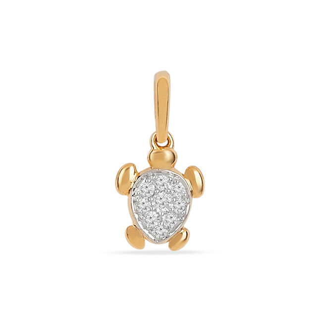 Tanishq 18KT Diamond Pendant for Women 