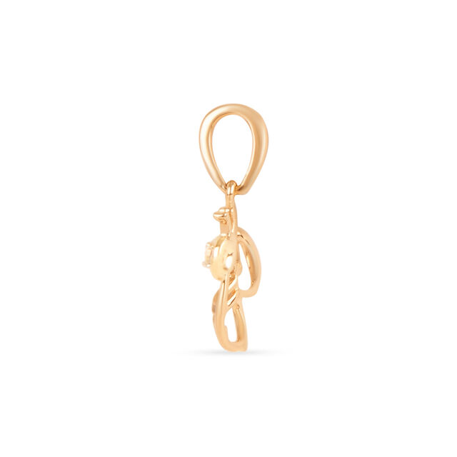 Tanishq 18KT Gold Cheerful Bee Trail Pendant 3
