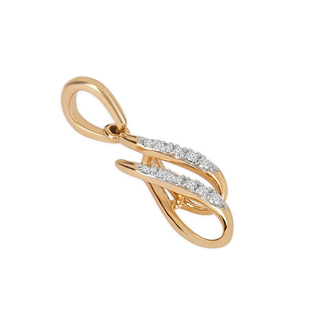 Tanishq 18KT Diamond Pendant for Women 3