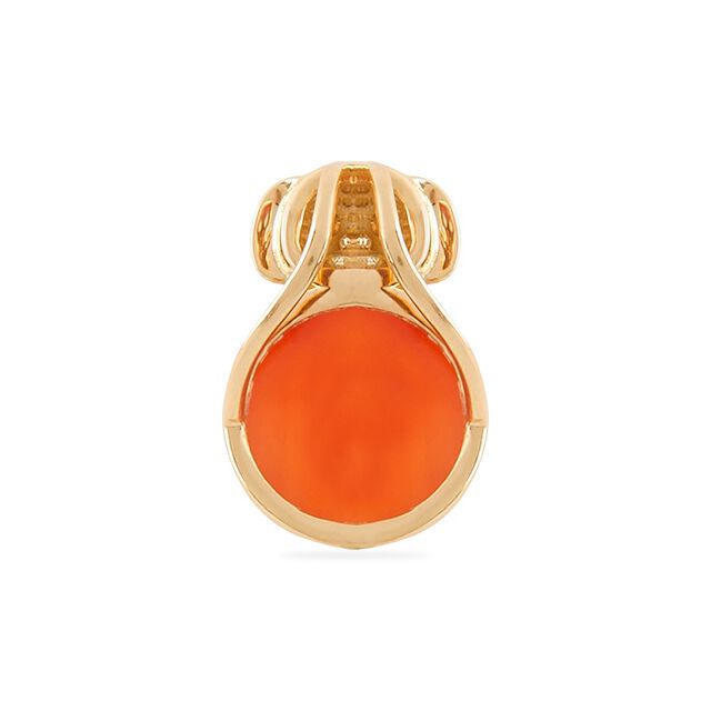Tanishq 18KT Gold Playful Pup and Red Ball Pendant 3