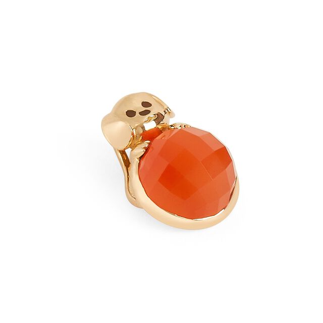 Tanishq 18KT Gold Playful Pup and Red Ball Pendant 4
