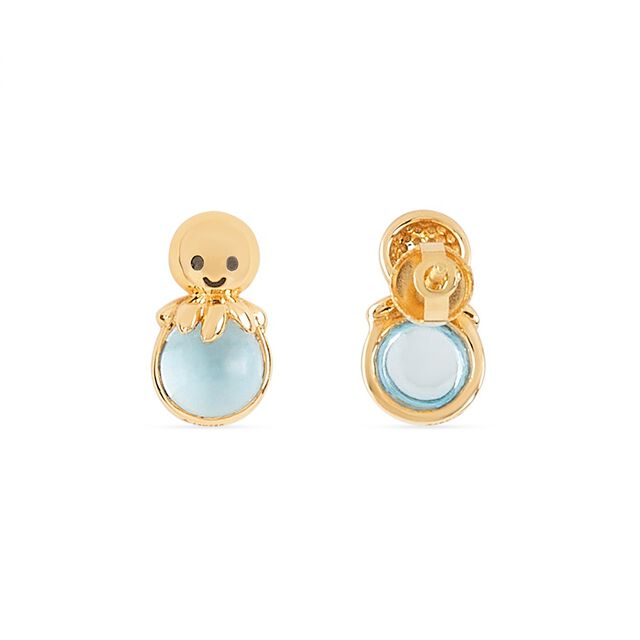 Tanishq 18KT Gold Playful Mood Octopus Stud Earrings 3