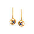 Tanishq 18 Karat Gold Earrings for Women 