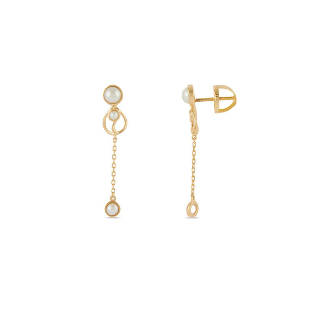 Tanishq 18 Karat Gold Earrings for Women 2