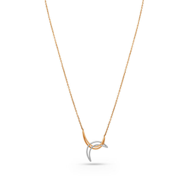 Tanishq 18 Karat Gold Pendant with Chain for Women 
