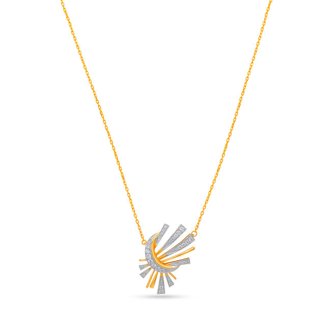 Tanishq 18 Karat Diamond Necklace for Women 2