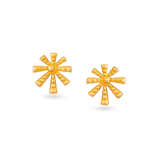 Tanishq 18 Karat Gold Earrings for Women 