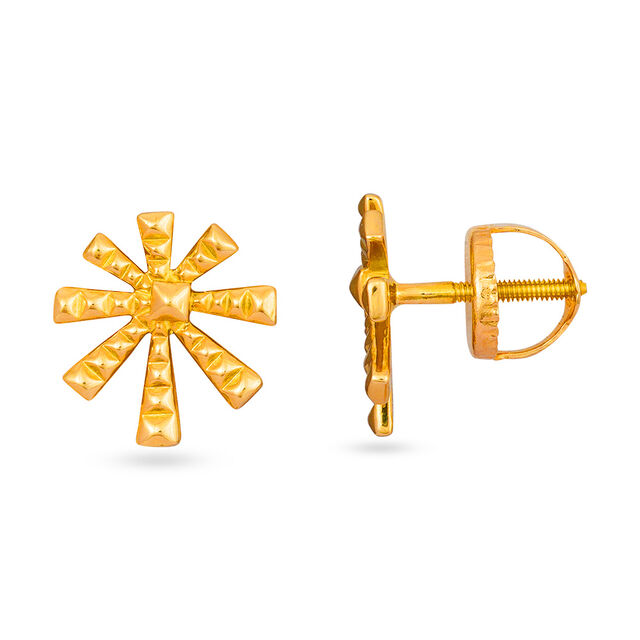 Tanishq 18 Karat Gold Earrings for Women 2