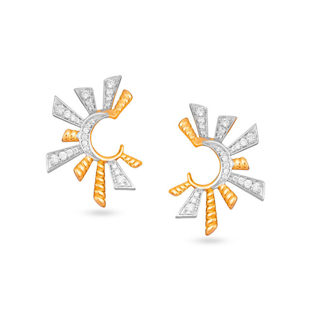 Tanishq 18 Karat Diamond Earrings for Women 