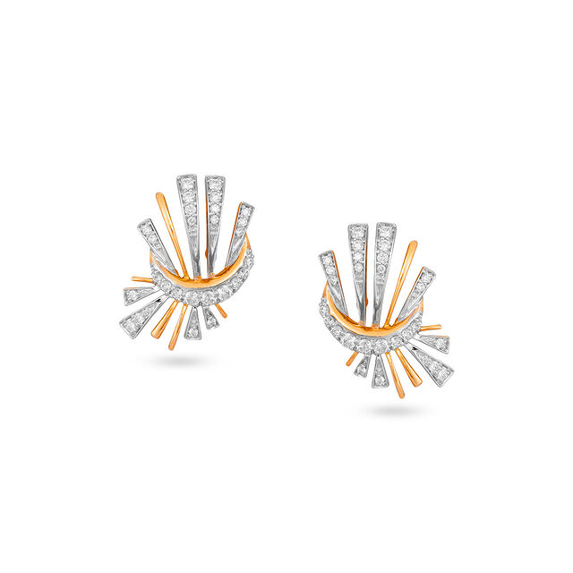 Tanishq 18 Karat Diamond Earrings for Women 