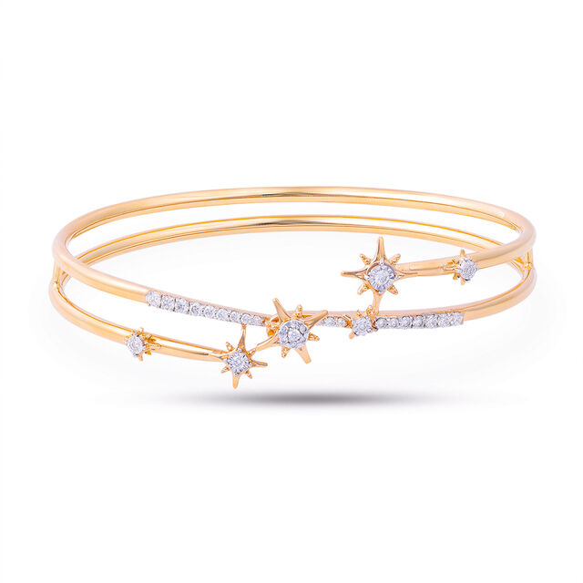 18KT Gold Bangle 