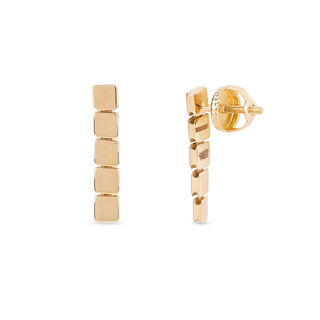 Tanishq 18KT Gold Earrings for Women 2