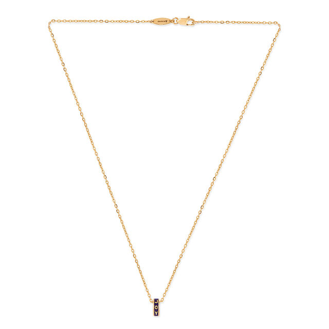 Tanishq 18KT Gold Pendant with Chain for Women 