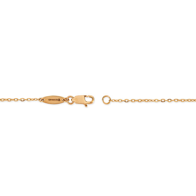 Tanishq 18KT Gold Pendant with Chain for Women 4