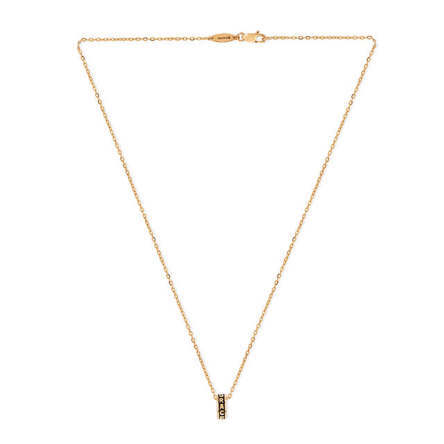 Tanishq 18KT Gold Pendant with Chain for Women 