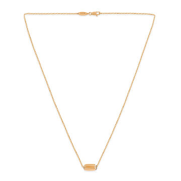 Tanishq 18KT Gold Pendant with Chain for Women