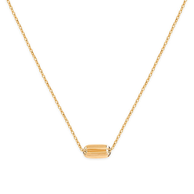 Tanishq 18KT Gold Pendant with Chain for Women 2