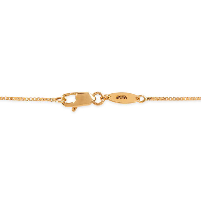 Tanishq 18KT Gold Pendant with Chain for Women 4