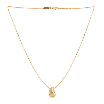 Tanishq 18KT Gold Pendant with Chain for Women