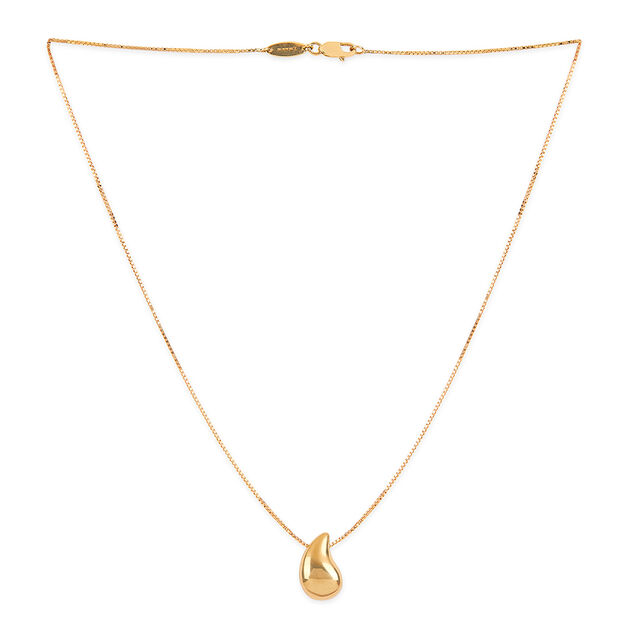 Tanishq 18KT Gold Pendant with Chain for Women 