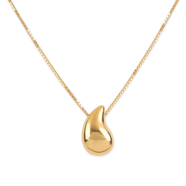 Tanishq 18KT Gold Pendant with Chain for Women 3