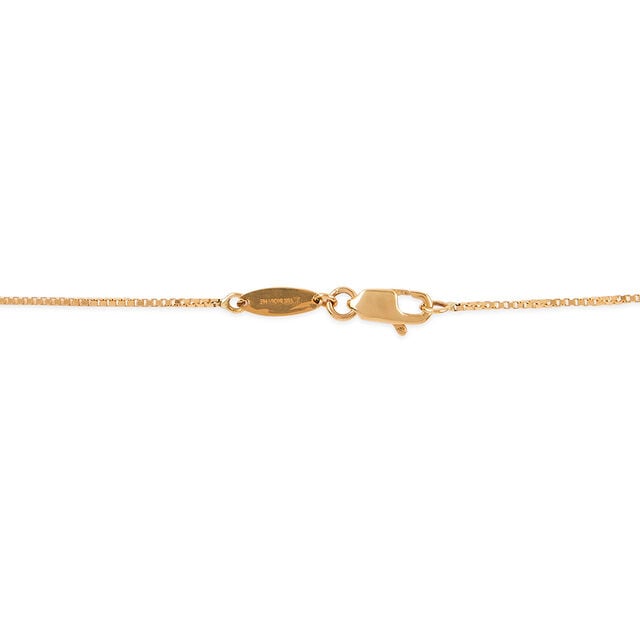 Tanishq 18KT Gold Pendant with Chain for Women 5