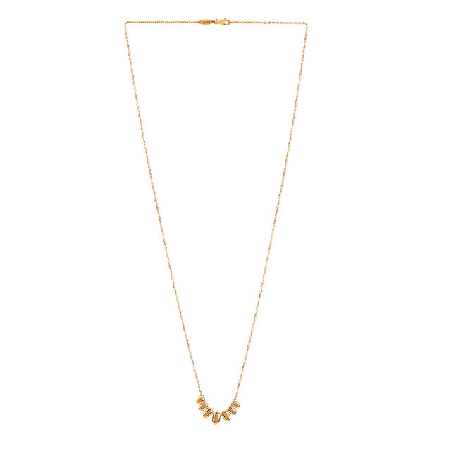 Tanishq 18KT Gold Pendant with Chain for Women 