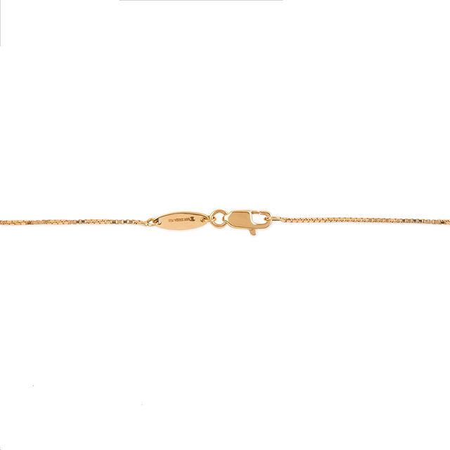 Tanishq 18KT Gold Pendant with Chain for Women 4