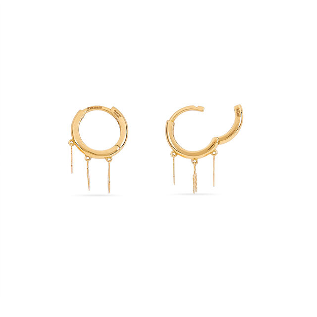 Tanishq 18KT Gold Earrings for Women 3